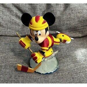 Disney Mickey Mouse Ice Hockey Player Bobblehead Y2K